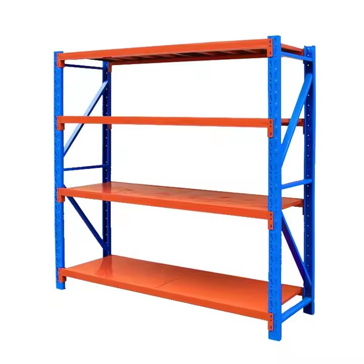 Factory Stackable Shelves and Metal Warehouse Metal Longspan Shelving Medium Duty Shelf