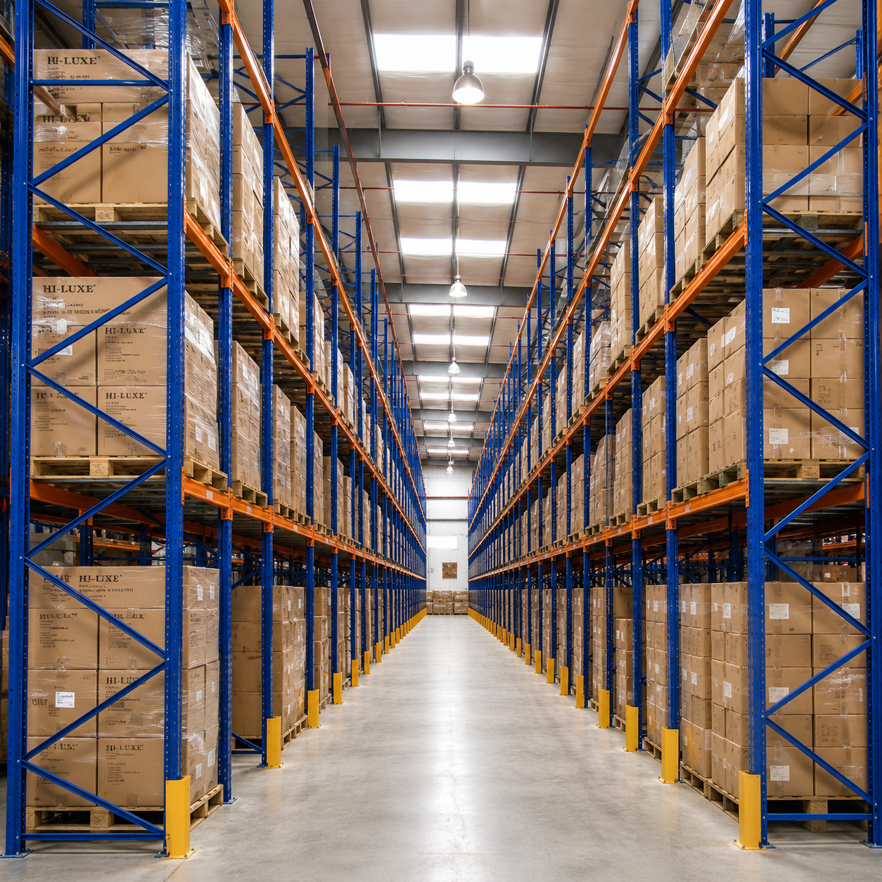 Certificated Large Heavy Duty Shelving Storage Applications Easy Assemble Material Racking Unit Industrial Pallet Rack Solution