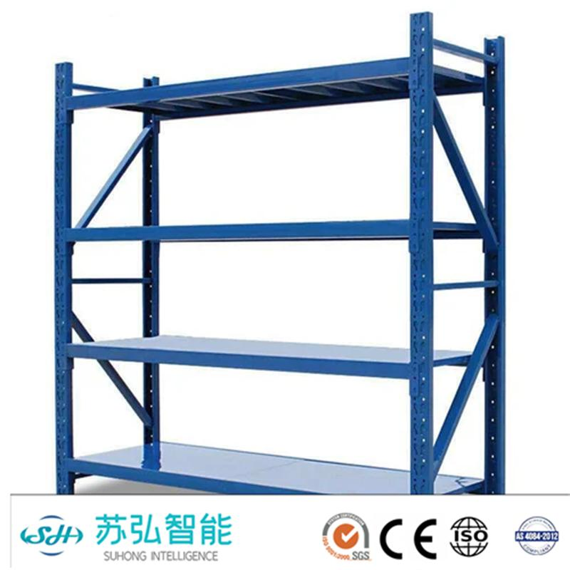 China Manufacturer Boltless Steel Racking System Rivet Custom Layers Shelving for Storage