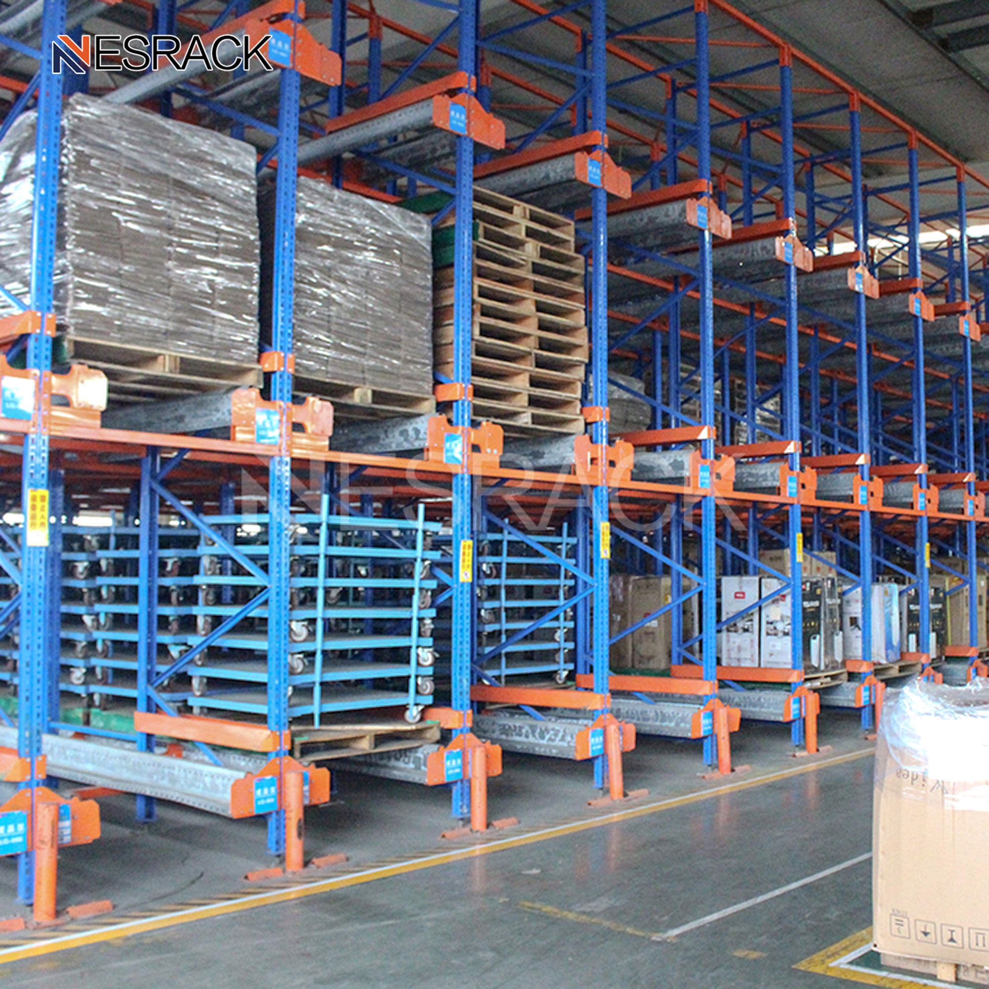 Warehouse Storage Shuttle Racking System Warehouse Vertical Racking Automatic Storage Retrieval System