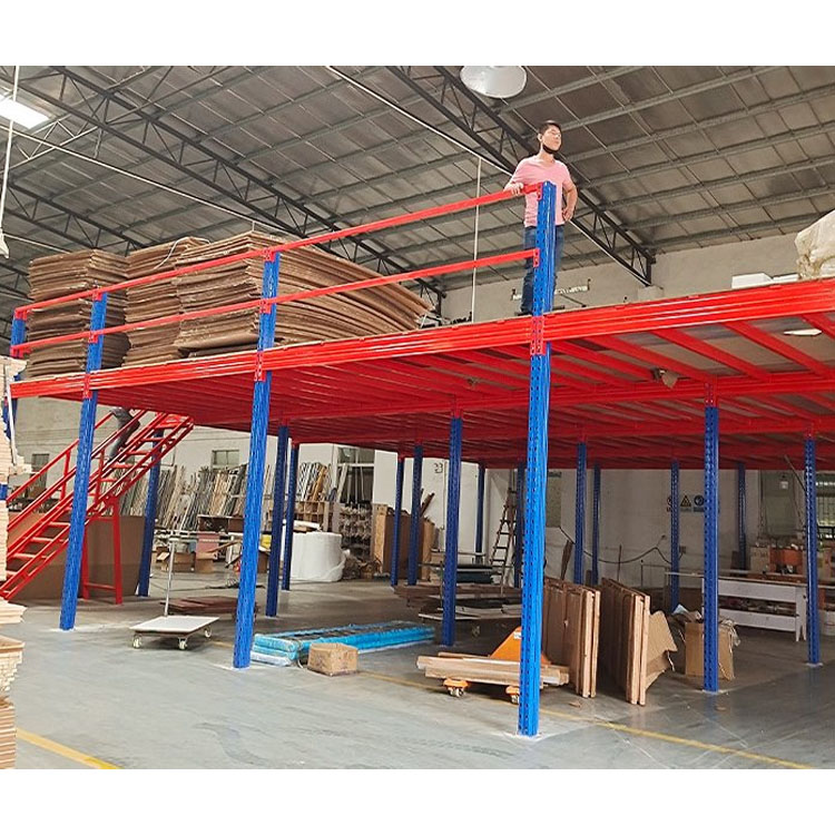 Customized Steel Mezzanine Floor System Multi-Level Warehouse Storage Platform Industrial Racking Solution
