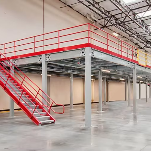 Steel Structure Mezzanine Floor Platform Rack System Multi-level Steel Platform Metal Storage Rack