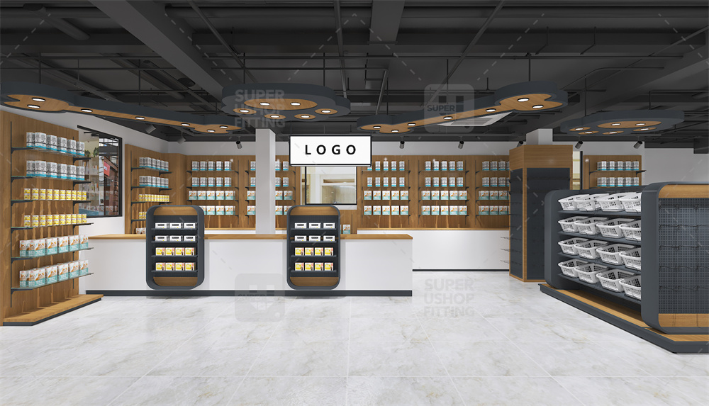 Custom Pet Store Display Design Pet Exhibition Display Commercial Animal Displays Rack Gandola Supermarket Shelf