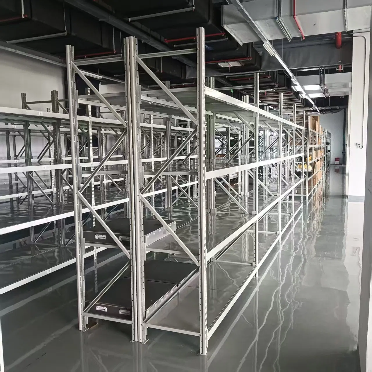 Industrial Medium-Duty Rivet Shelf Adjustable Boltless Shelving System