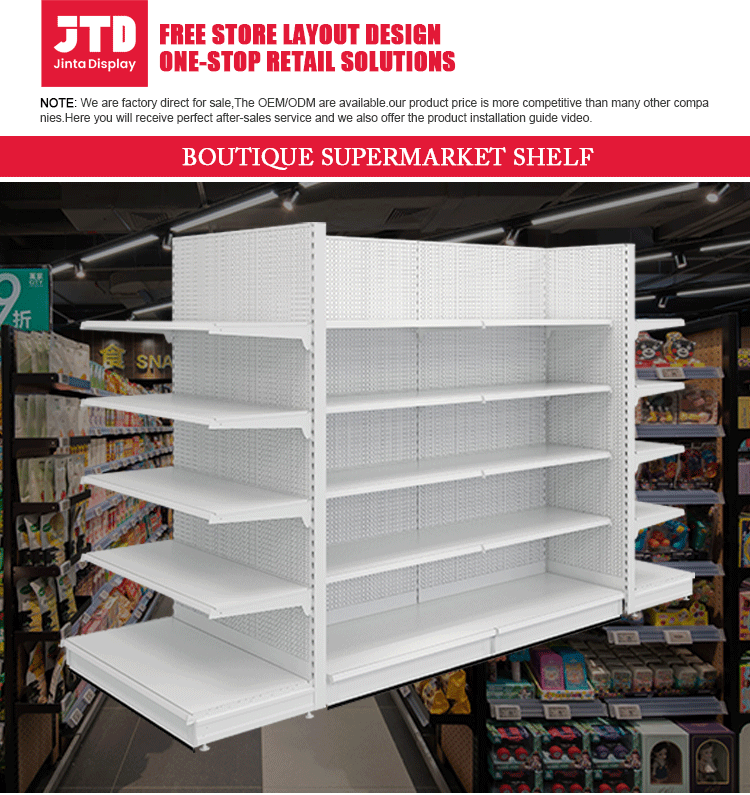 Supermarket Shelves Banner