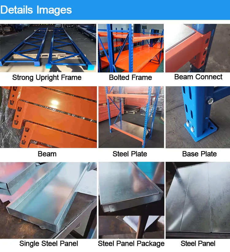 Multi Layers Warehouse Medium Duty Metal Longspan Shelving Storage Shelving
