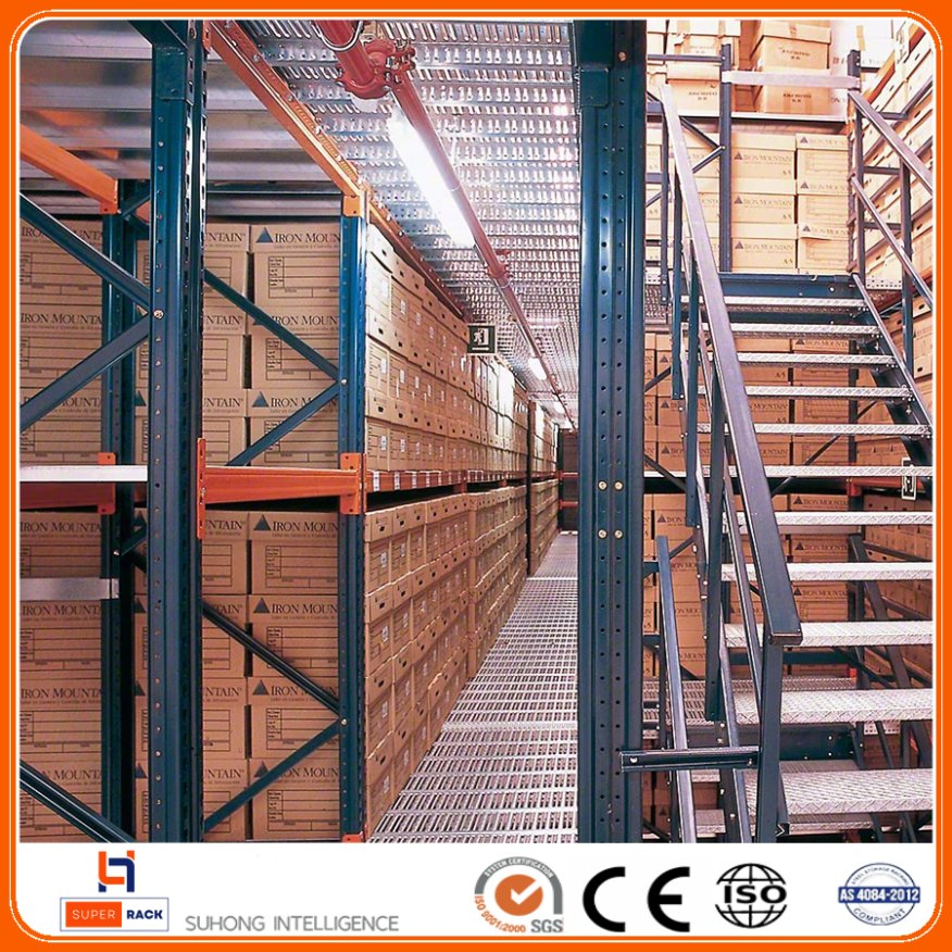 Heavy-Duty Warehouse Storage Selective Racking Steel Longspan Beam Rack Metal Muti Lier Shelves