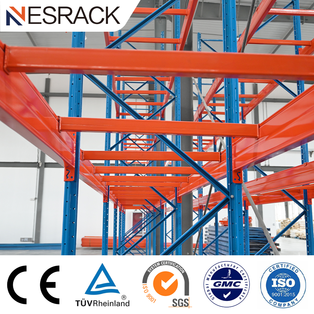 Industrial Warehouse Storage Rack Adjustable Custom 800-3000kg/Level Load Capacity Heavy Duty Selective Pallet Racking System