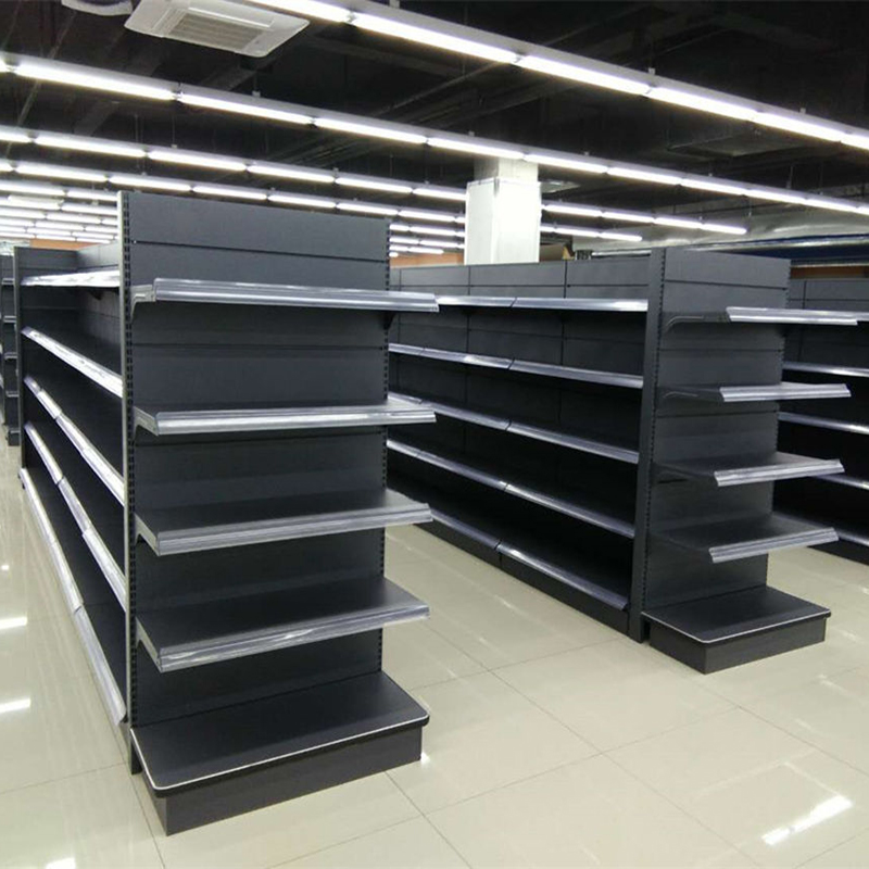 New Design Hypermarket Shelving System with Great Price Perfect Used Double Side Gondola Steel Supermarket Shelves