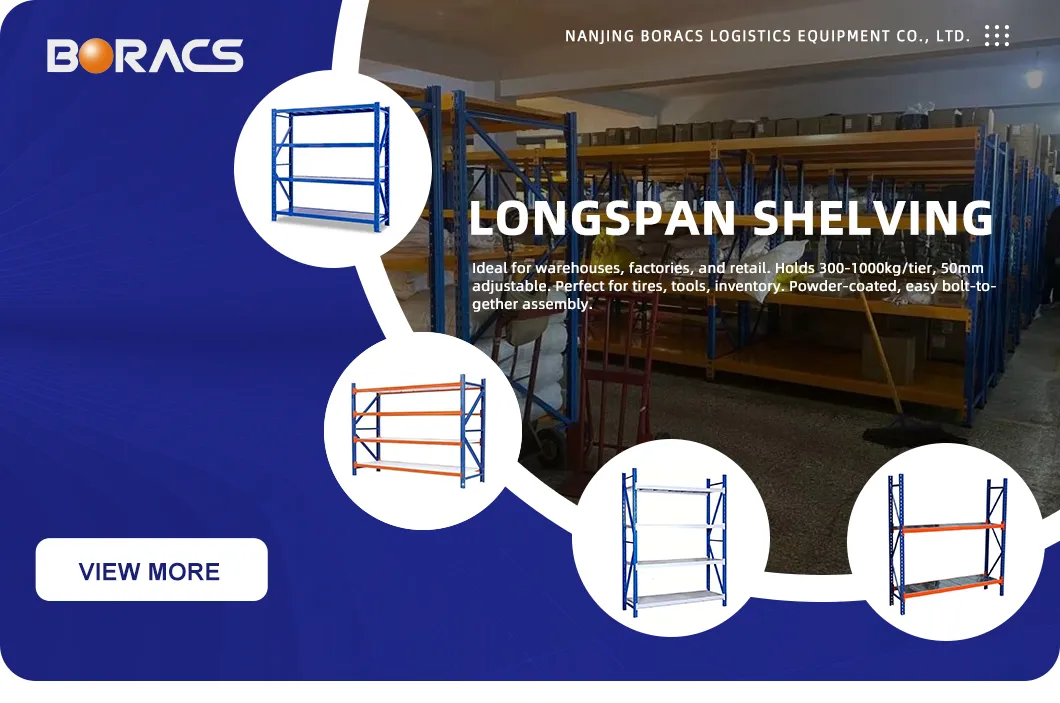 Pallet Rack Integrated Hybrid Longspan Shelving Systems Multi Function Storage