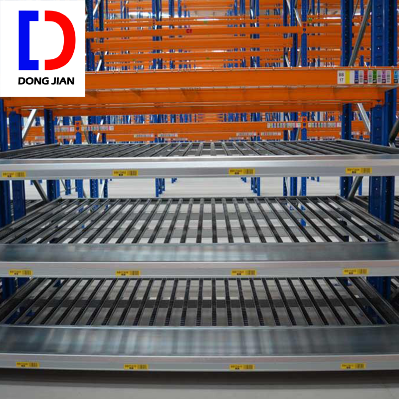 DJ Roller Rack Pallet Gravity Flow Racking Warehouse Rolling Storage Rack