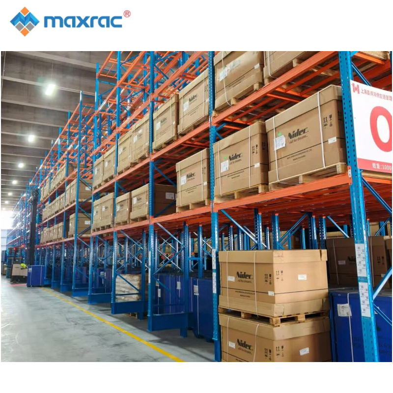 Heavy Duty Double Deep Pallet Racking System High-Density Storage Rack Custom Blue Powder Coating Boltless Assembly Drive Pallet