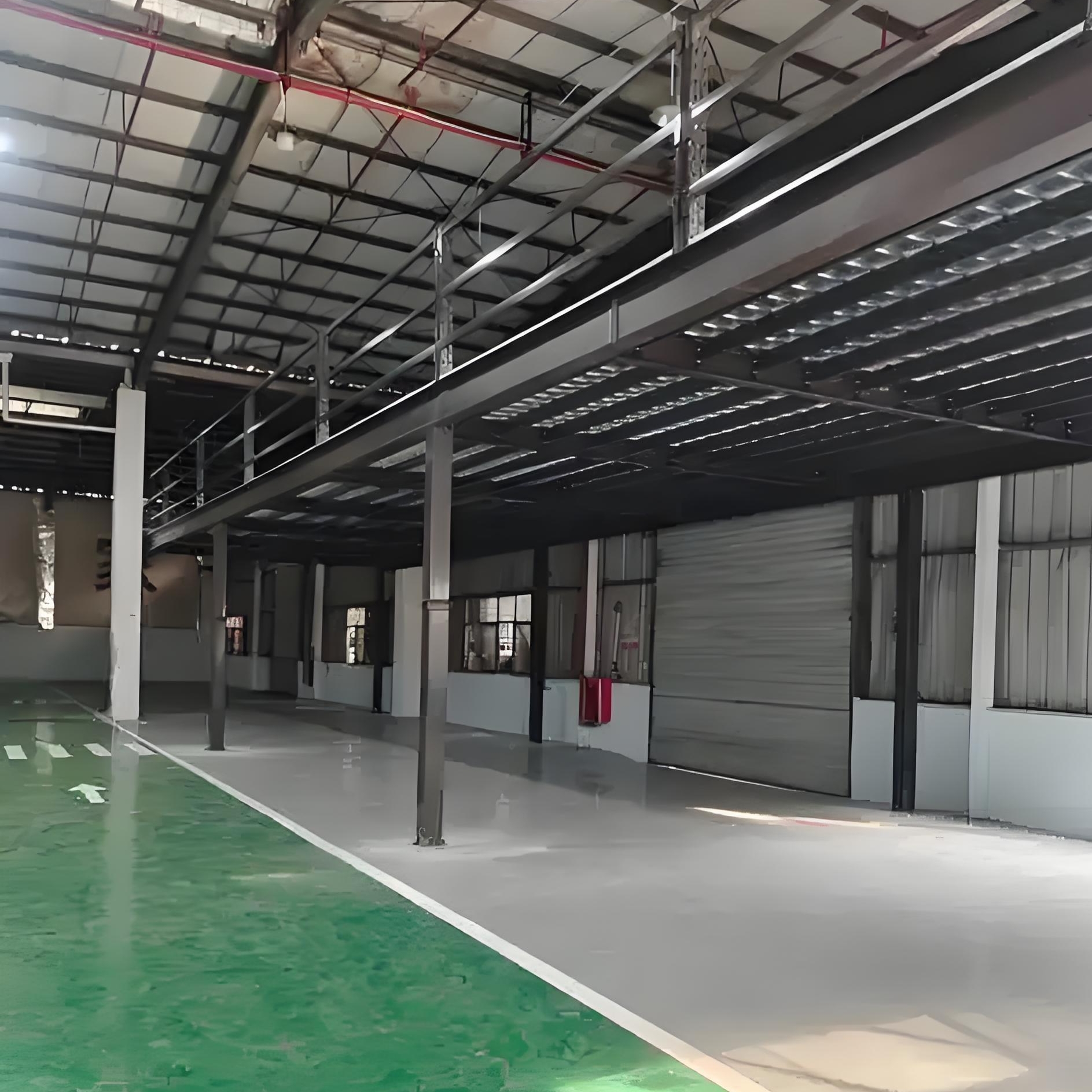 Industrial Mezzanine Floor System Multi-Level Steel Rack with Aluminium Platform for Garages and Warehouses
