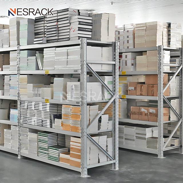 OEM ODM Warehouse Custom Powder Coating Finish Longspan Shelving for Logistics Center