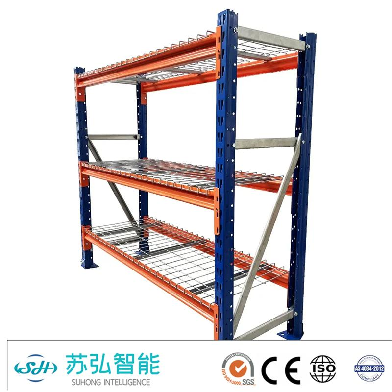 China Manufacturer Boltless Steel Racking System Rivet Custom Layers Shelving for Storage