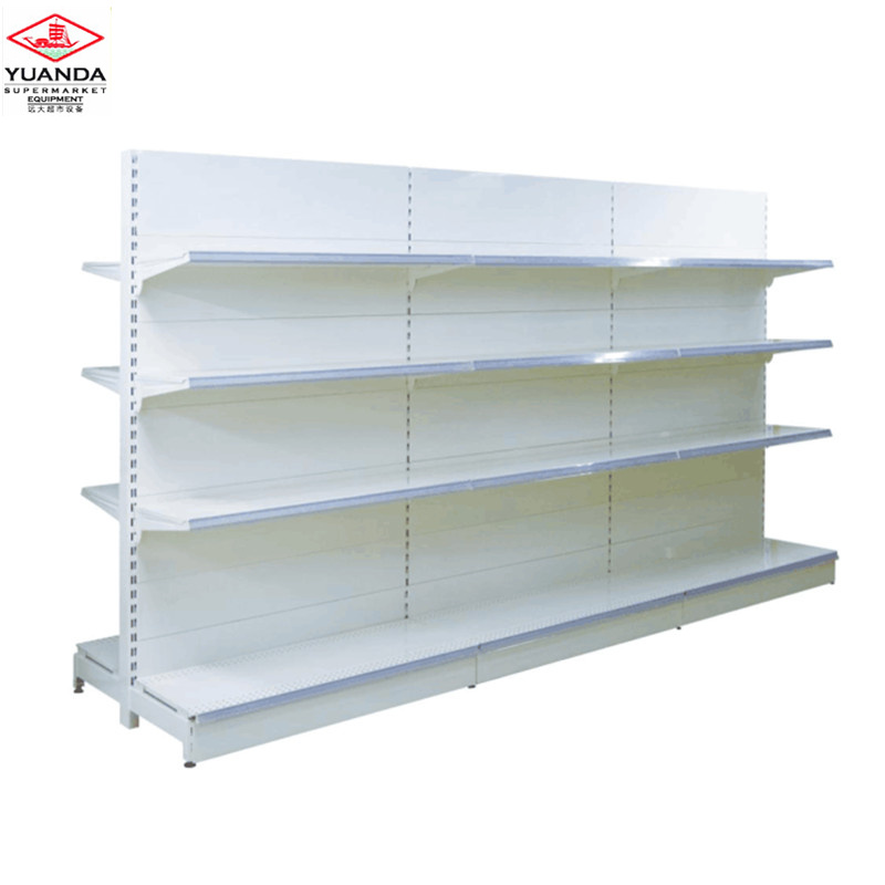 Easy Transport Luxury Single Sided Back Panel Shelf Store Metal Display Rack For Supermarket