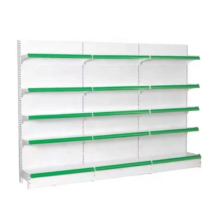 Great Price Perfect New Design Supermarket Shelf Sed Double Side Gondola Steel From China Hypermarket Shelving System