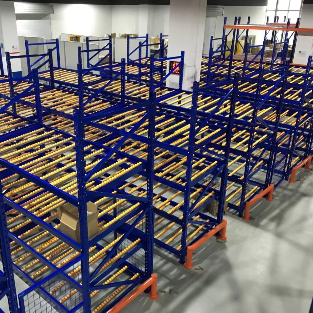DJ Fifo Storage Rack Steel Order Picking Carton Flow Racks Type Metal Flow Racking Steel Carton Flow Rack