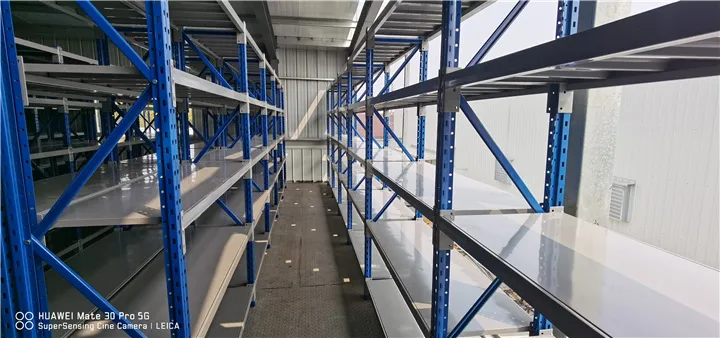 Factory Warehouse Metal Longspan Shelving Industrial Storage Medium Duty Racking Steel Shelf