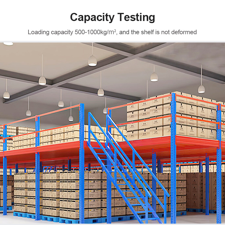 Industrial Customized Steel Structure Racks Supported Multi-tier Loft Mezzanine Floor Platform Racking