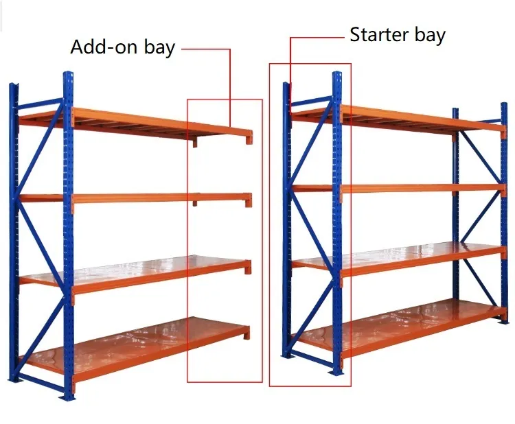 Pallet Rack Integrated Hybrid Longspan Shelving Systems Multi Function Storage