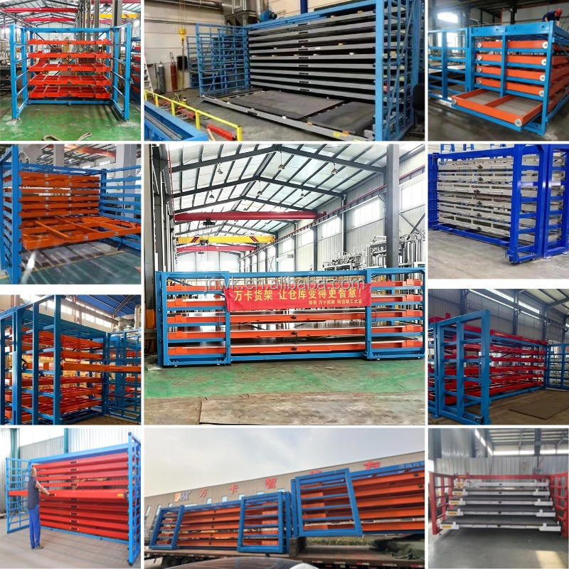 Heavy Duty Multi-drawer Shelving-Slide-out Sheet Metal Storage Drawers For Warehouse Racking Systems