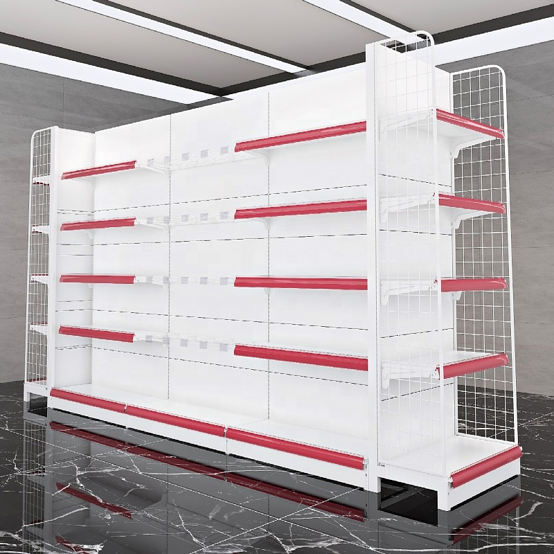 Hot Sale Retail Shop Shelving Display Steel Heavy /Light Duty Shelf for Supermarket Pharmacy Convenience Store Gondola Shelves