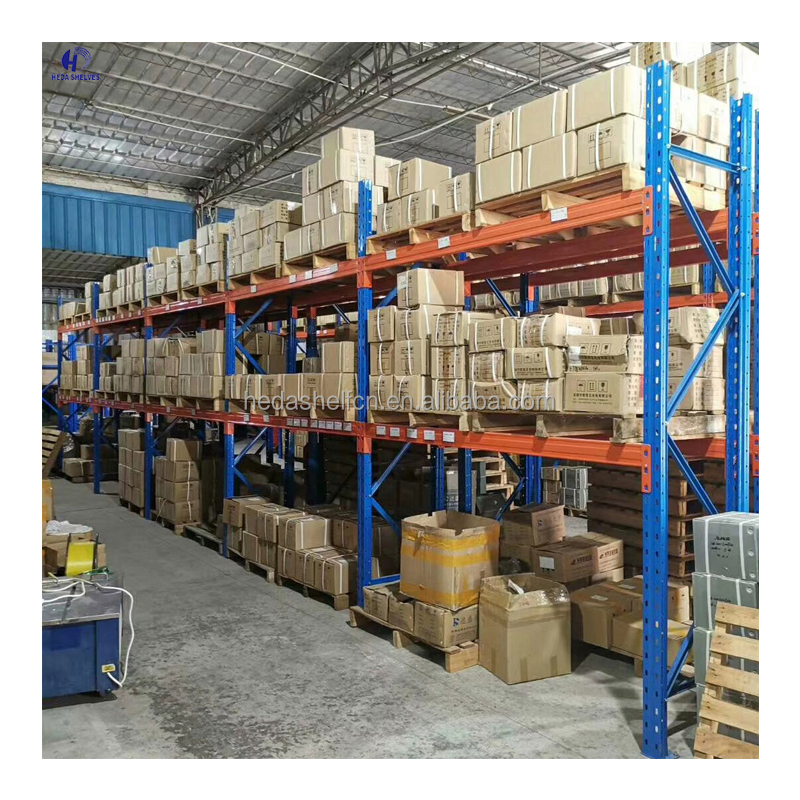Economical Industrial Shelving Double Deep Pallet Racks Steel Storage Racking