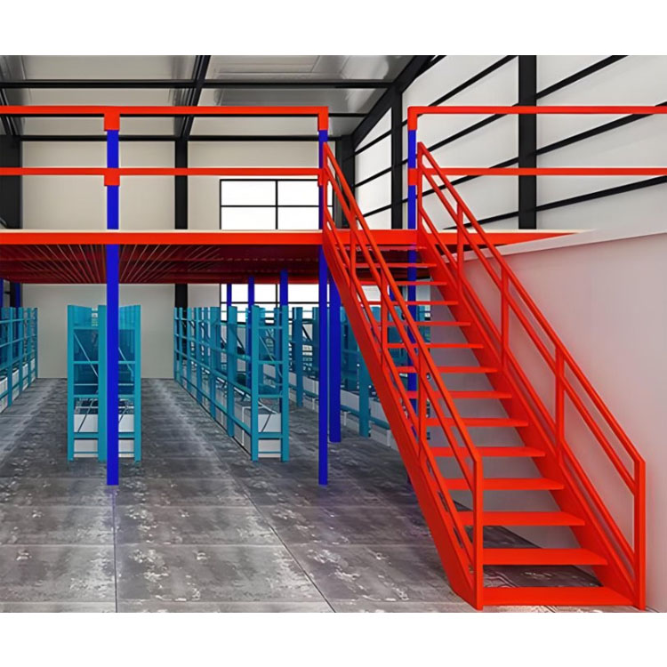Customized Steel Mezzanine Floor System Multi-Level Warehouse Storage Platform Industrial Racking Solution