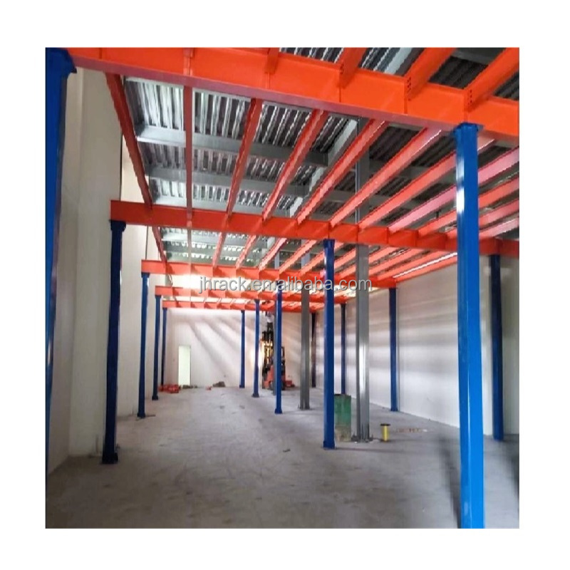 Heavy Duty Warehouse Racks Loft Platform Storage Shelf Steel Mezzanine Office Attic Mezzanine Floor Rack for Cargo Equipment