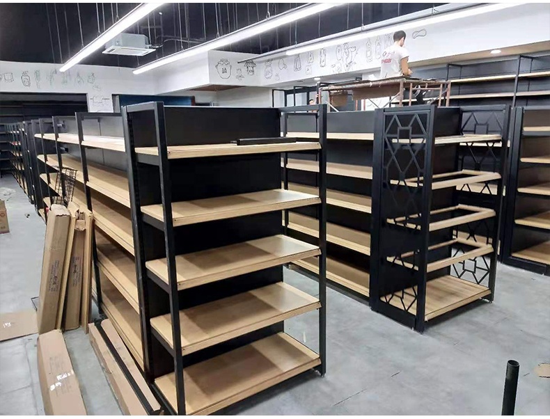 Wholesale Commercial Gondola Shelving Retail Store Shelving Liquor Store Shelving for Sale