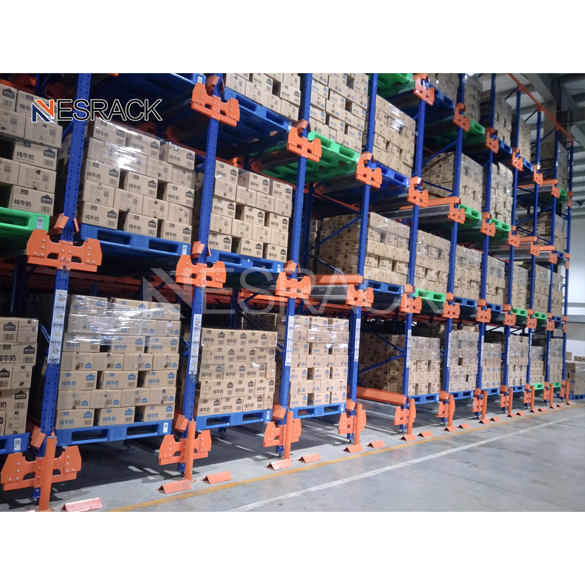 Warehouse Storage Shuttle Racking System Warehouse Vertical Racking Automatic Storage Retrieval System