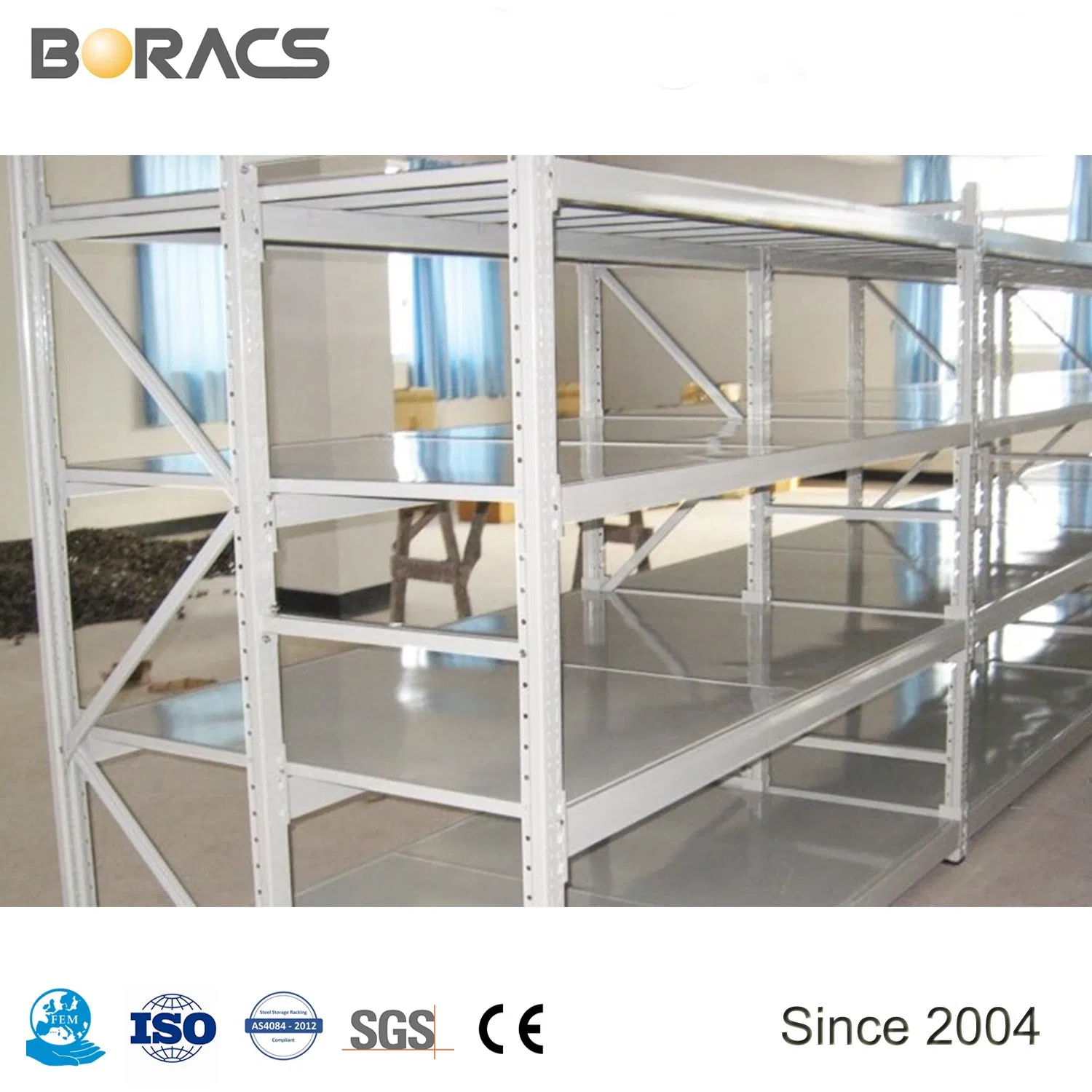 Pallet Rack Integrated Hybrid Longspan Shelving Systems Multi Function Storage