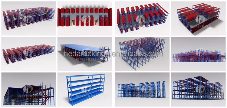 Mezzanine Floor System Multi-level Rack Steel Mezzanine Floor Racking System Platform Industrial Mezzanine Platform