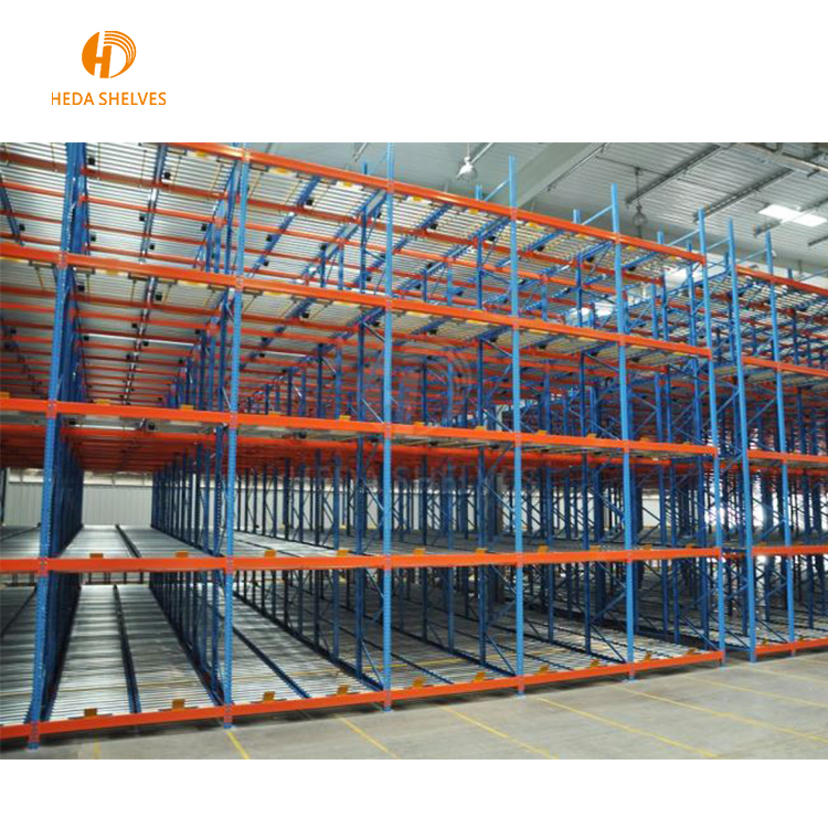FIFO China Storage Shelving Gravity Carton Flow Rack Flow Through Racks Roller Storage RACK