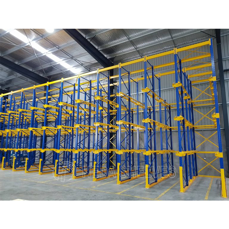 Heavy Duty Drive In Pallet Racking System Design Double Deep Pallet Racks