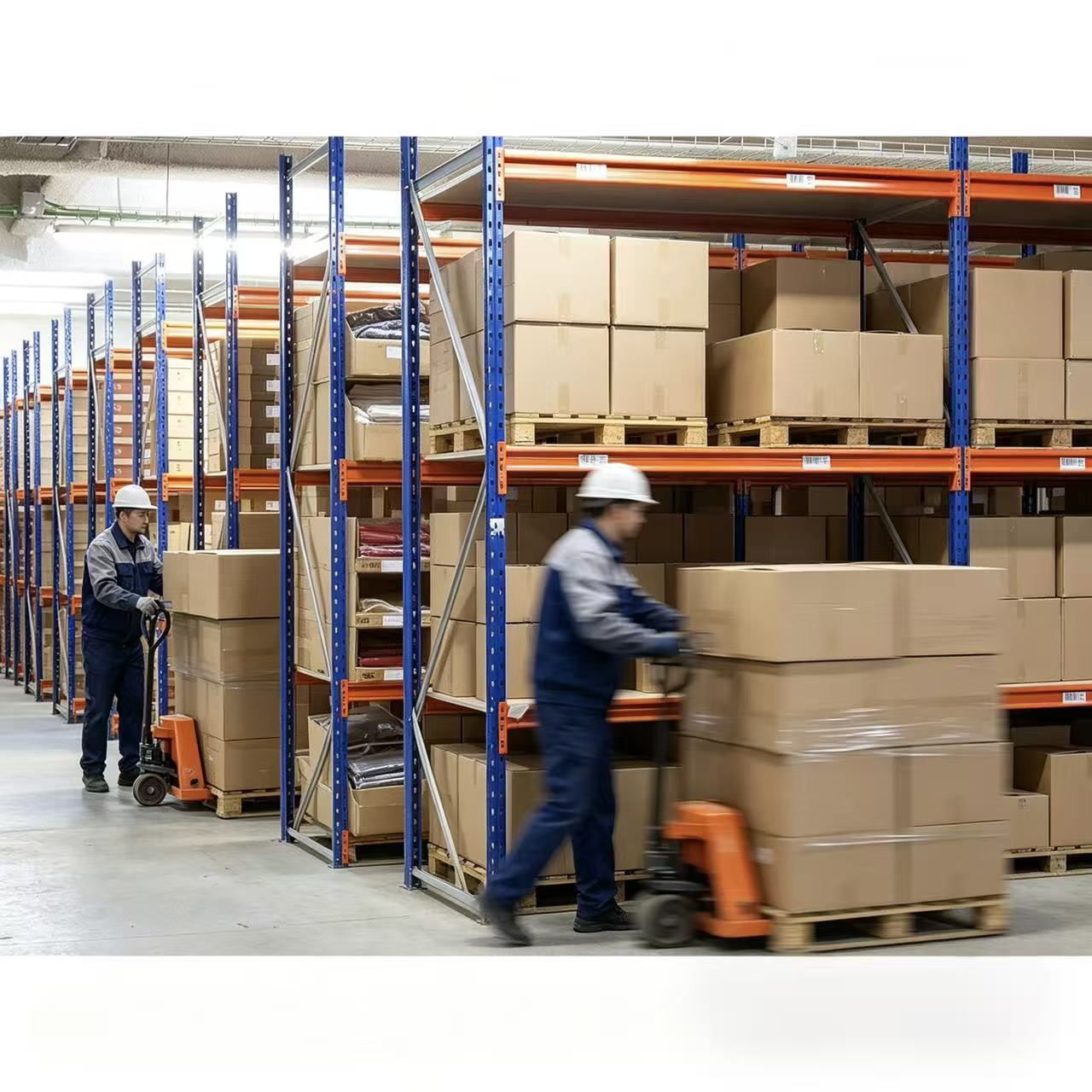 Certificated Large Heavy Duty Shelving Storage Applications Easy Assemble Material Racking Unit Industrial Pallet Rack Solution