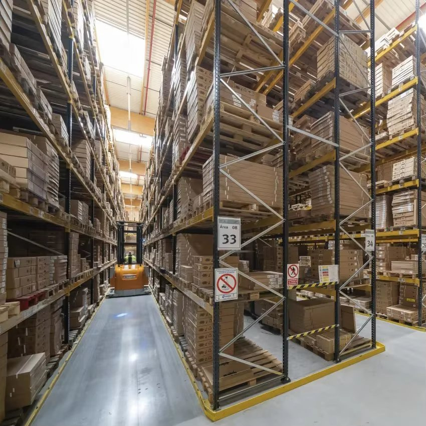 Industrial Vna Very Narrow Aisle Intelligent Warehouse Racking Storage System Solution