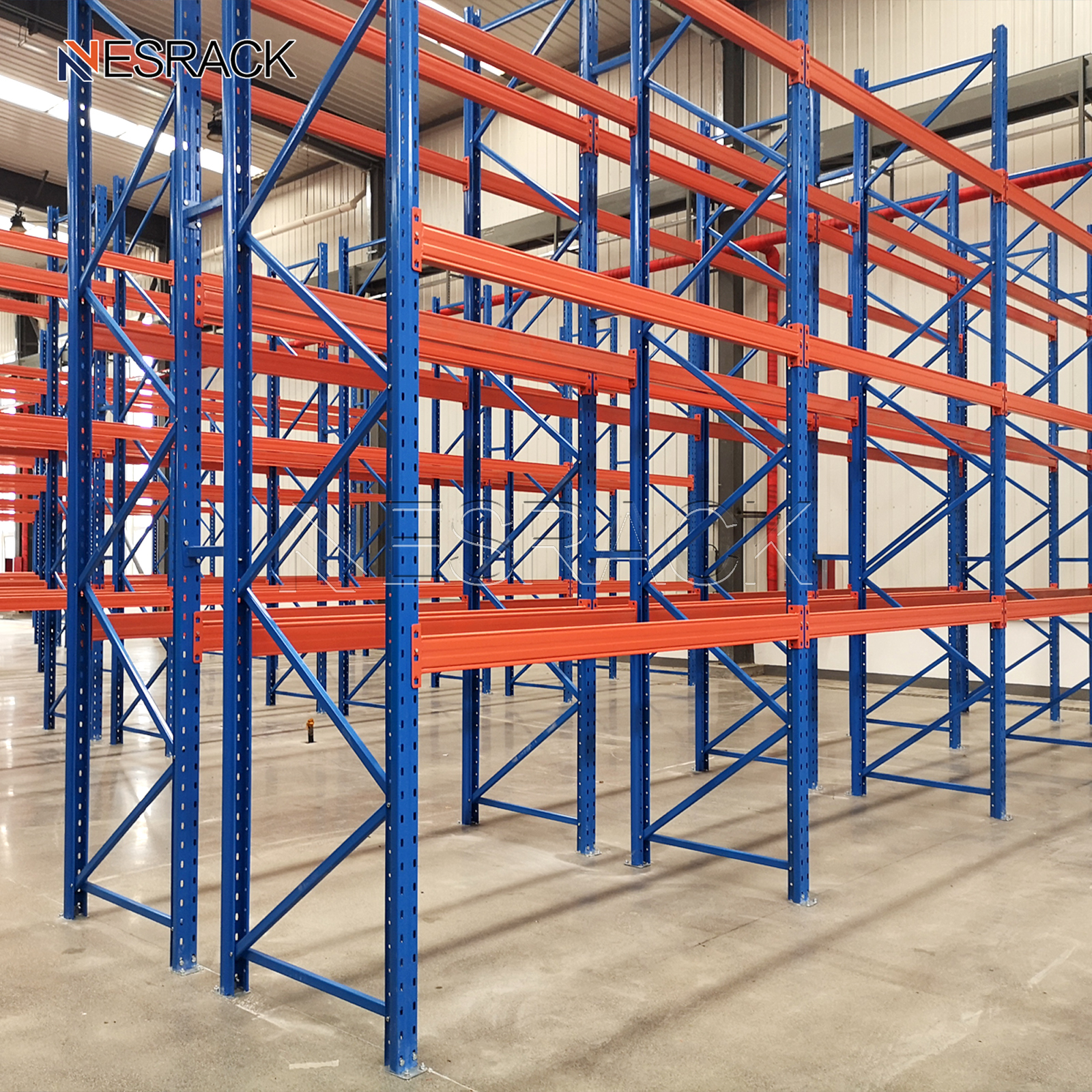 Adjustable 5-Layer Corrosion Protection Heavy Duty Steel Selective Racking System For Carton And Pallet Storage
