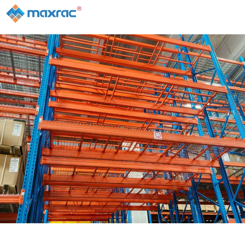 Heavy Duty Double Deep Pallet Racking System High-Density Storage Rack Custom Blue Powder Coating Boltless Assembly Drive Pallet