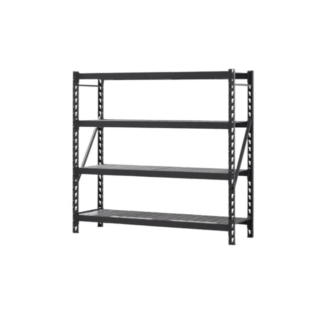 Adjustable Steel Storage Rack Shelves Medium Duty Longspan Shelving Industrial Warehouse Shelves with 175kg/Layer Load Capacity