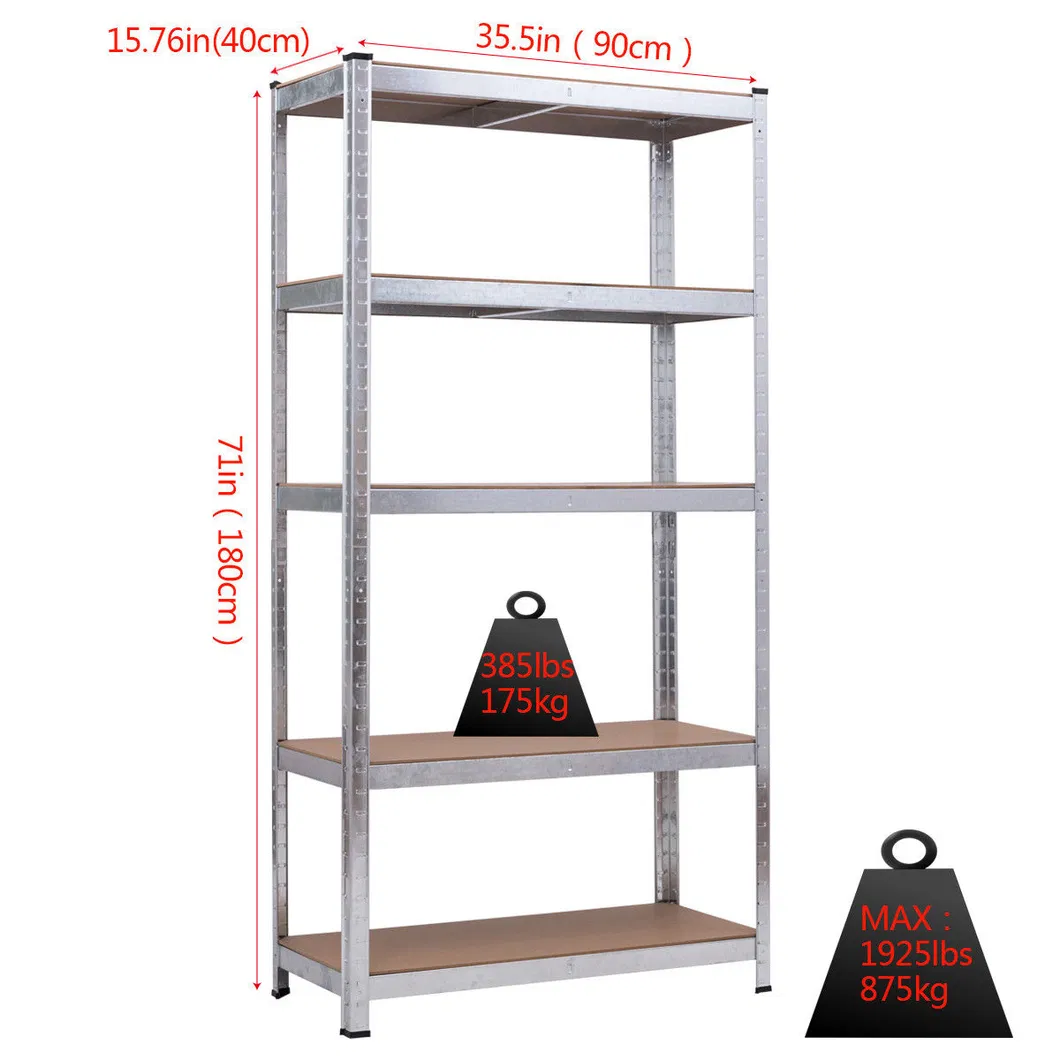 Heavy Duty Adjustable Stacking Boltless Rivet Steel Storage Shelving Design 1