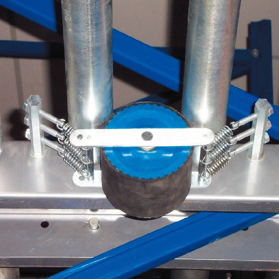 Steel Gravity Roller Racking Heavy Duty Auto Sliding Adjustable Powder Coated Warehouse Gravity Flow Pallet Racks