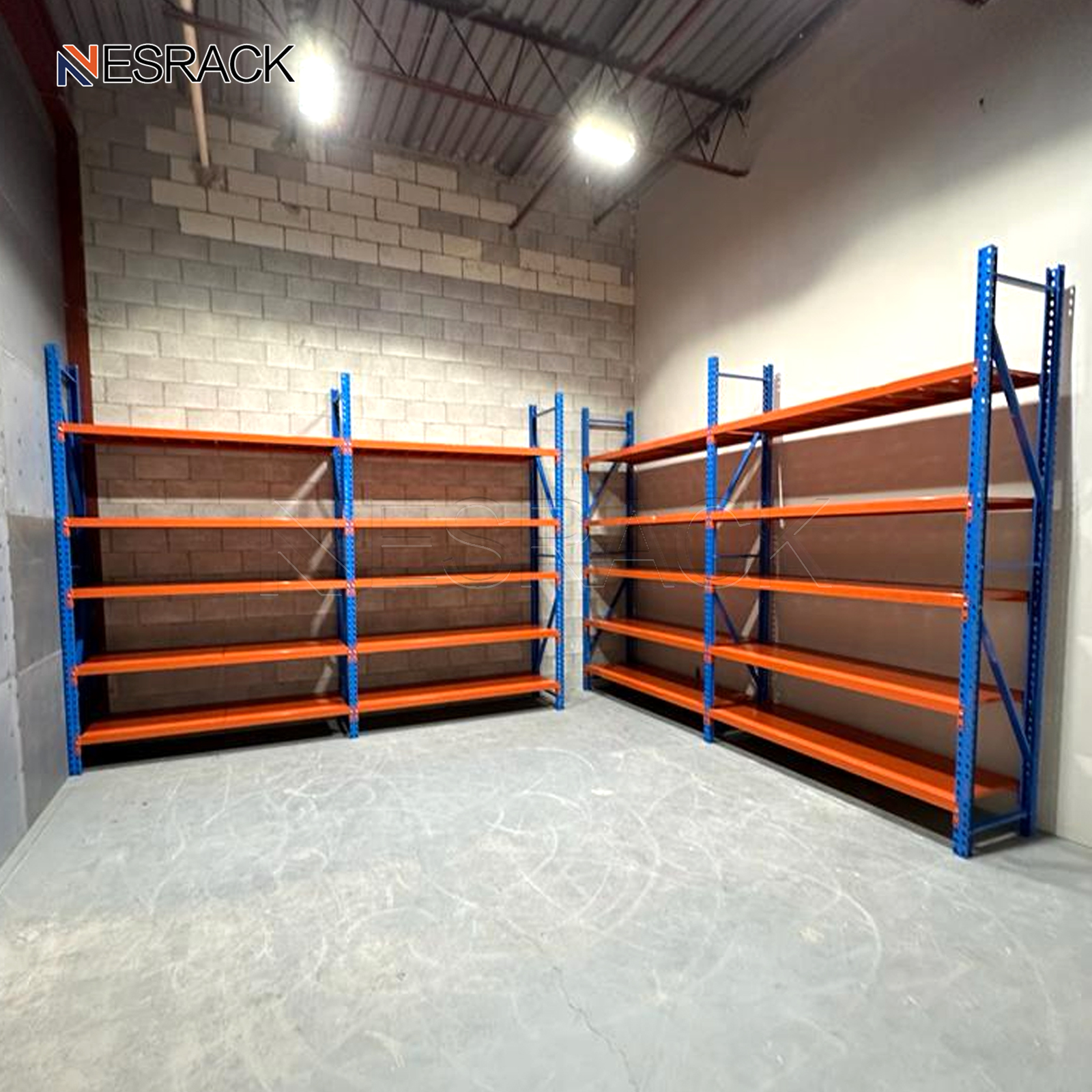 Easy In Stall Storage Equipment Warehouse Industrial Powder Coating Cargo Steel Iron Tool Supermarket Stacking Storage Racks
