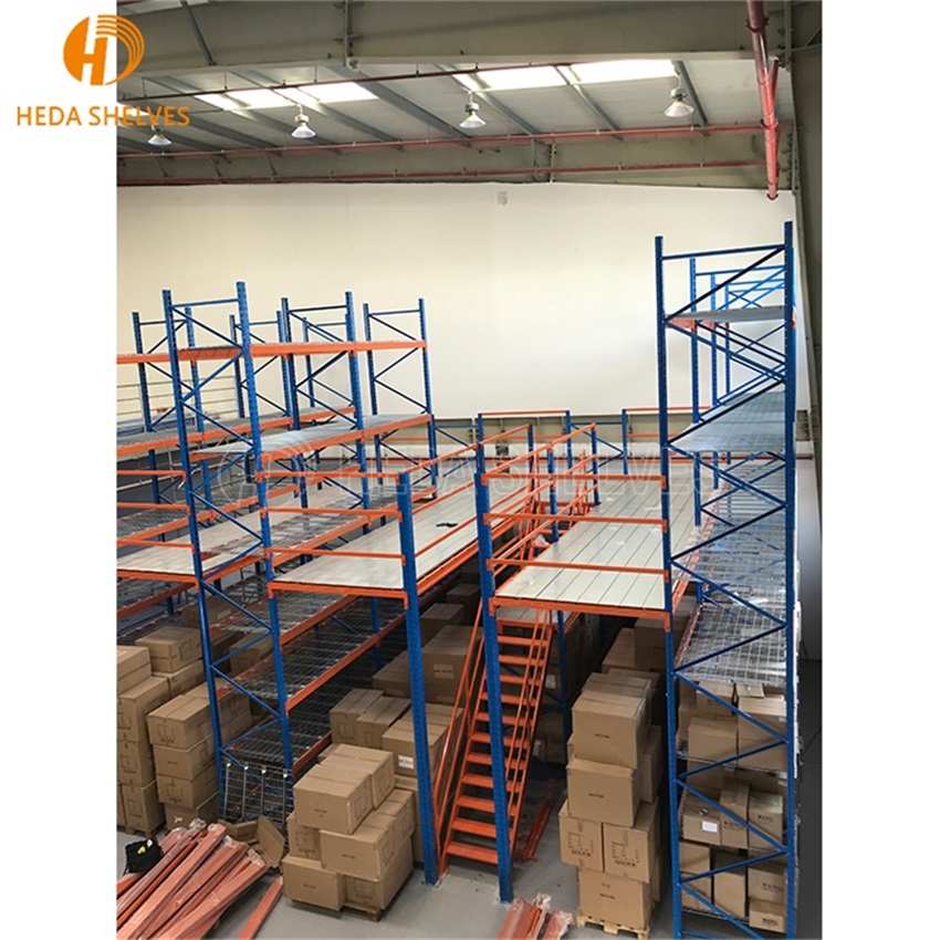 Mezzanine Floor System Multi-level Rack Steel Mezzanine Floor Racking System Platform Industrial Mezzanine Platform