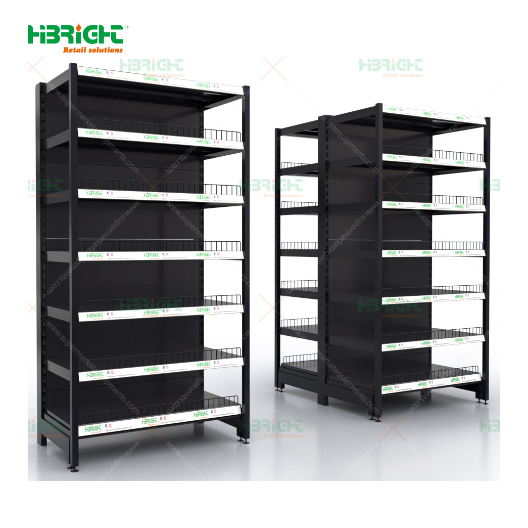 Highbright Customized Heavy Duty Supermarket Shelves White Supermarket Shelving Supermarket Shelves Wholesale