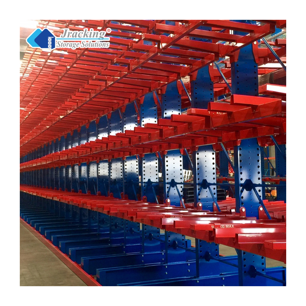 Jracking Industrial Shelving Warehouse Storage Racks CE Certified Heavy Duty Cantilever Racking For Pipe Storage