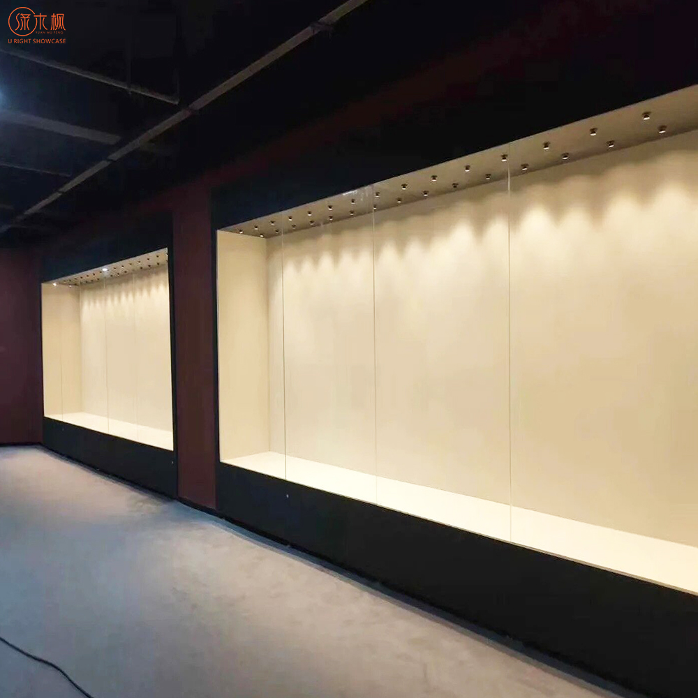 High Quality Anti-fingerprint Custom Museum Cabinets Tempered Glass Museum Display Stand Manufacturer