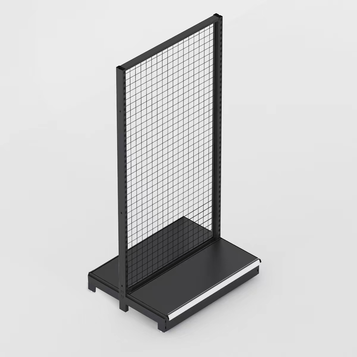 Middle Duty Shelves Back Net Gondola Metal Rack Hot Sale Supermarket Convenience Store Shelves