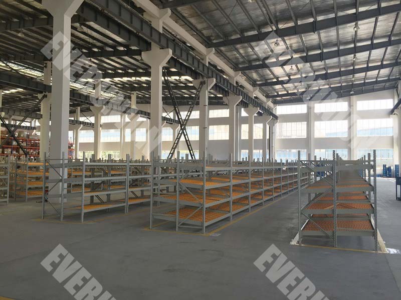 5-Layer Gravity Flow Roller Racking System Carton Flow Racks